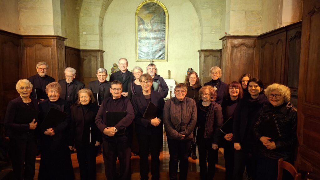 Photo des membres de Hautevoix lors du concert dans l'église de HauteVille le 25 janvier 2026